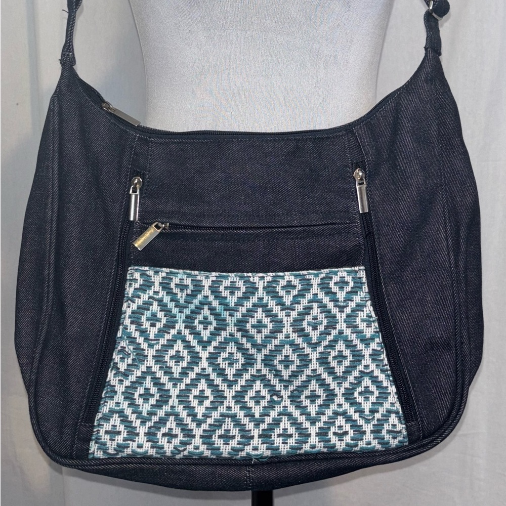 Canyon Sky Denim Shoulder Bag/Purse - Picture 4 of 12